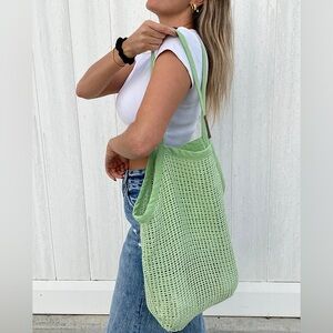 Sand Cloud Net Market Bag - Sage (New with Tags!) 🌿